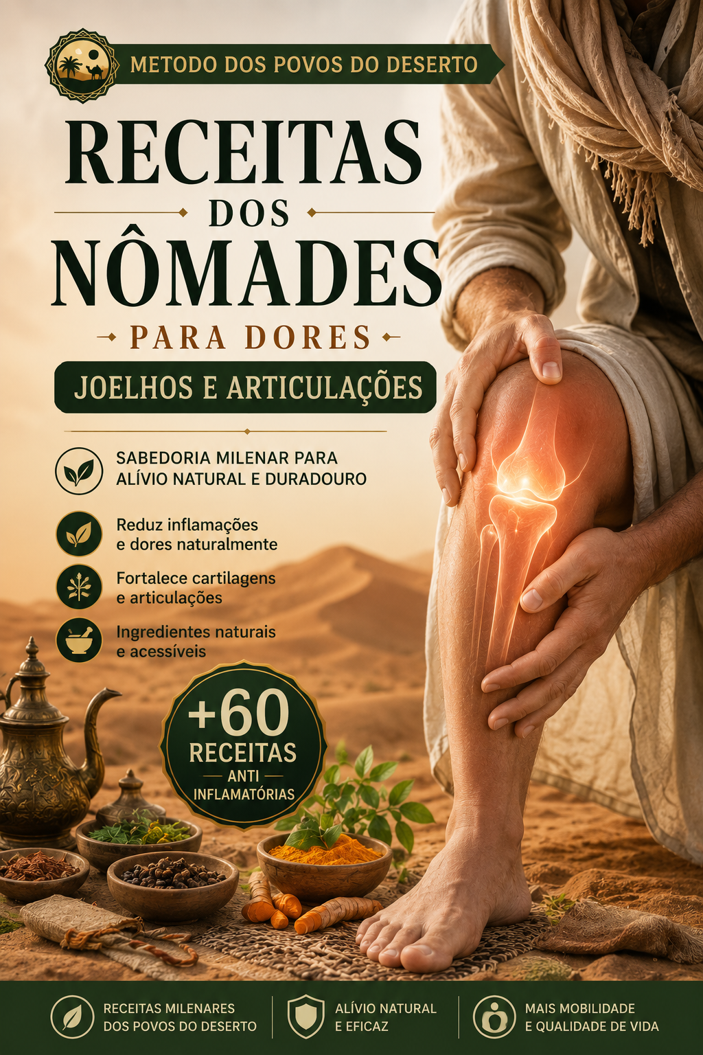 Livro Digital Receitas dos Nomades para Dores